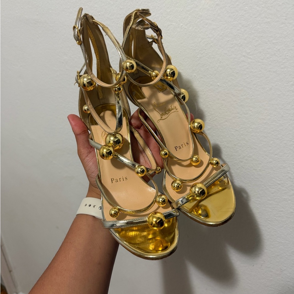 Christian Louboutin Atonana Sandal Heel - Size 6